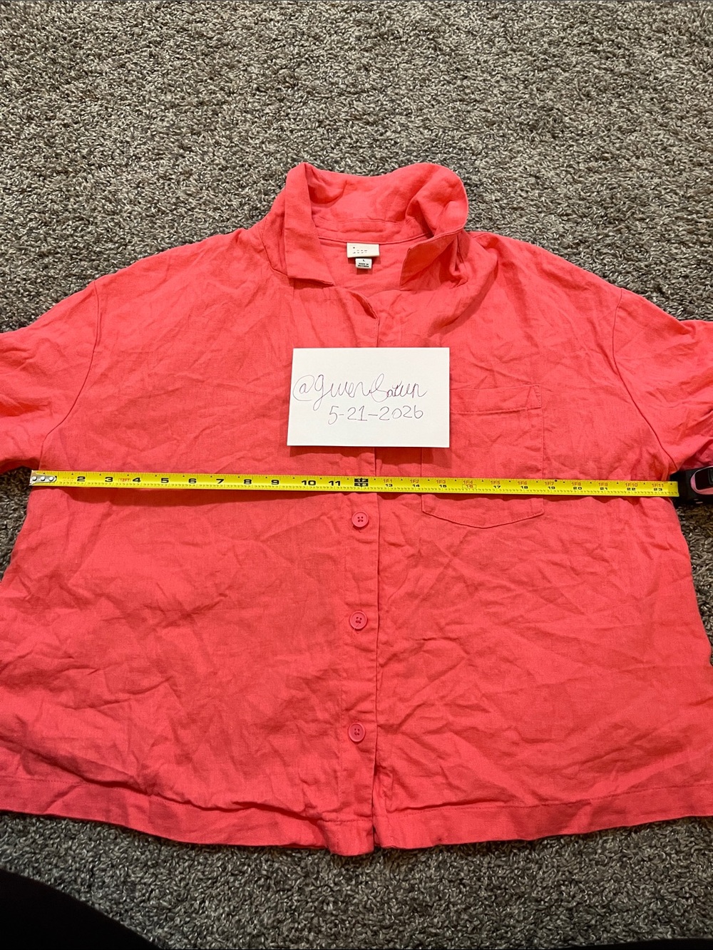 Pink Linen Set - Picture 8 of 9
